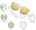 GAMT Desginer Vintage Sunglasses Retro Full-rim Metal Frame Round Lens Fashion Style Gold Frame Gold Lens