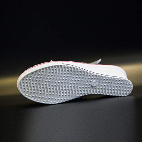 lkoezi Women High Pumps, Lady Wedges Casual Shoes Illuminate Fish Mouth Platform Shoes Chameleon Reflective Sandals Side Zipper Lace Fish Boots - Thumbnail 7