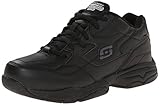 Skechers for Women's Work Albie Walking Shoe, Black, 8.5 XW US
