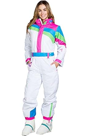 Amazon.com: Women's Dayglow Neon Rainbow Ski Suit - Stylish High-Performance Ski Suit: Clothing