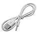 3.5mm Male Audio AUX to USB 2.0 Male Adapter Charge Cable 1M