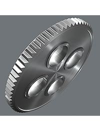 Wera 05004034001 8004 B Zyklop   Trinquete de metal con palanca de interrupción, 3 8"