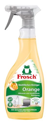Frosch Detergente multisuperficie, per una lucentezza senza aloni e una pulizia potente per tutte le superfici lisce, flacone spray, confezione da 1 (1 x 500 ml)