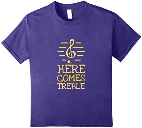 Kids Music Lovers tshirt great gift for the musically gifted 12 Purple