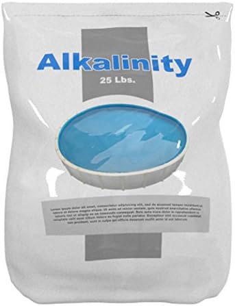 Swimming Pool Alkalinity Up Increaser Plus Sodium Bicarbonate 25 lbs