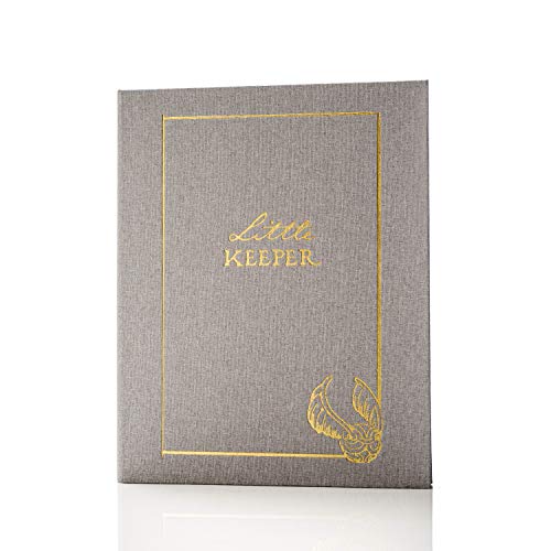 Conquest Journals Harry Potter Little Keeper Baby Album, Capture Magical Memories From Baby Shower Through Age 5, Grey…