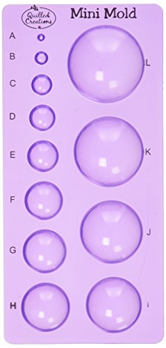 Quilled Creations Quilling Mini Mold, 3D Domes