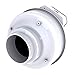 Fantech FR 110 Inline Centrifugal Duct Fan, Molded Housing, 4