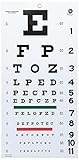 Graham-Field 1240 Grafco Snellen Eye Chart, Plastic