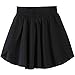 Arshiner Girls' Dance Basic Classics Chiffon Wrap Skirt,Black,Size L