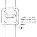 amBand Compatible for Fitbit Versa Bands Soft Nylon Sport Strap Replacement Wristband Compatible for Fitbit Versa Fitness Smart Watch - Dark Black