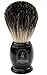 100% Genuine Black Badger Hair Shaving Brush by Sir Hare with Beautiful Black Resin Handle