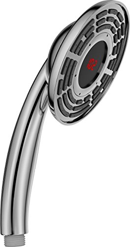 Gtv g-lsh-ss10154 digital temperature display shower head with ho…
