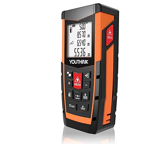 Laser Measure 131Ft Digital Laser Distance Meter with Electronic Level ...