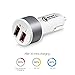 Quick Charge 3.0, iKits 30W Dual USB Car Charger Adapter, Rapid Charger 5V/2.4A+QC3.0 for Samsung Galaxy S7/S6/Edge/Plus/Note7/ 5/4, HTC, LG, iPhone 7/iPad Pro/Air 2/mini etc. + 4ft Mico USB Cable