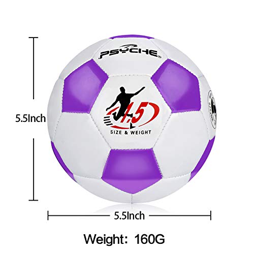 Wisdom Leaves Mini Soccer Ball Size 1.5, Small Soccer Balls for Kids/Toddlers, Baby Toy Balls for Indoor/Outdoor Play Games,Lightweight (160g)