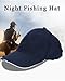 5 LED Light Baseball Cap Hat - Best Hands Free Solution - Camping - Hiking - Walking - Jogging - Plumbing - Auto Mechanics - High Beam Lights，Hands-Free Flashlight (Blue)