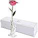 DEFAITH Real Rose 24K Gold Dipped, Forever Gifts for Her Valentine's Day Anniversary Wedding and Proposal - Pink with Stand