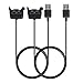 E ECSEM Charging Cable Compatible with Garmin Approach X40/ Vivosmart HR/Vivosmart HR Plus GPS Golf Band, 2pcs