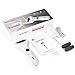 Beautural Waterproof Professional Electronic Foot File Callus Remover, Wet & Dry Rechargeable Pedicure Tool Easily Remove Dead Callus and Smooth Foot Skin, 1 Coarse + 2 Replacement Included