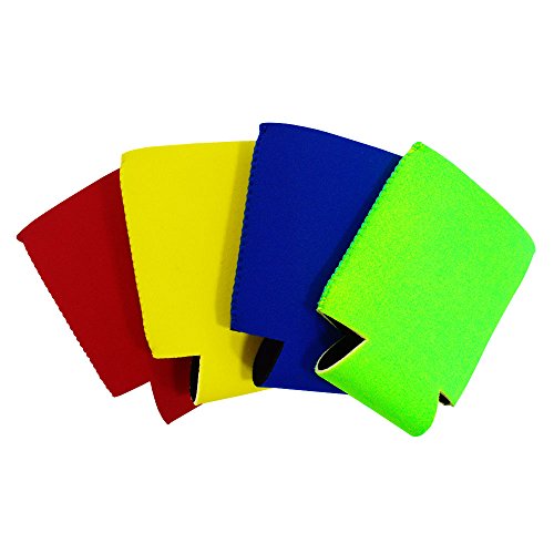 Acelane Neoprene Can Cooler Sleeves, Collapsible Holder, Insulated Carrier for Parties, Picnics Family Reunions and Outdoors – Set of 4 (PURECOLOR) - Thumbnail 7