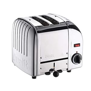 Dualit-Classic-2-Slice-Vario-Toaster-Stainless-steel-hand-built-in-the-UK-Replaceable-ProHeat-elements-Heat-two-or-four-slots-defrost-bread-mechanical-timer-Replaceable-partsDualit-Classic-2-Slice-Var Dualit Classic 2 Slice Vario Toaster - Stainless Steel, Hand Built in the UK - Replaceable ProHeat Elements - Heat Two…