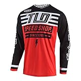 Troy Lee Designs Mens Off Road Motocross GP Air Jersey Bolt (Red, Medium)