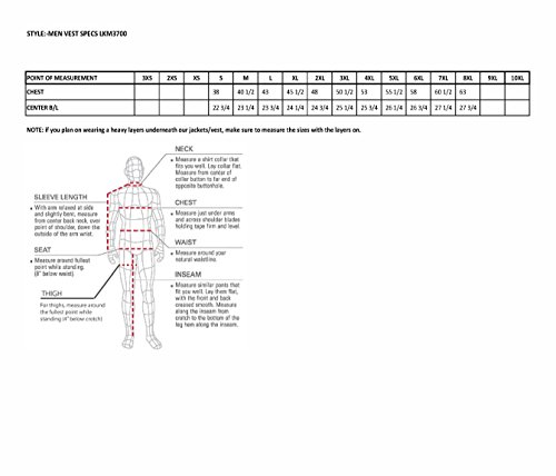 Milwaukee Men's Plain Side Vest with Buffalo Snaps (Black, 4X-Large)