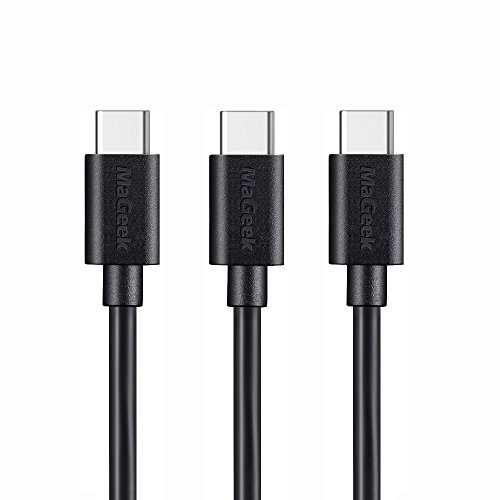 MaGeek (3-Pack)(3.3ft) USB Type C to USB 2.0 Cables for Samsung Galaxy S8,S8 Plus, Nexus 6P, LG G6, new MacBook, Google Pixel XL,OnePlus2 and more (Black)