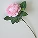 KIRIN Fake Flowers,Artificial Flowers Plants 8 Pcs Silk Plastic Rose Flower Arrangements Wedding Bouquets Decorations Floral Table Centerpieces for Home Kitchen Garden Party Décor