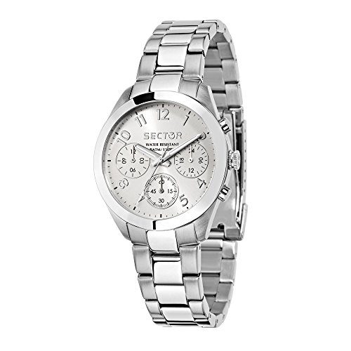 Sector-No-Limits-Womens-120-Analog-Quartz-Sport-Watch-with-Stainless-Steel-Strap-Silver-18-Model-R3253588502