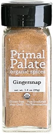 Primal PalateOrganic Spices Gingersnap, Certified Organic, 1.4 oz Bottle