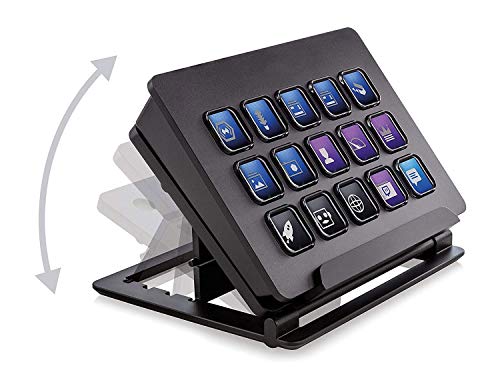 Elgato Stream Deck Classic - Live production controller with 15 customizable LCD keys and adjustable stand, trigger actions in OBS Studio, Streamlabs, Twitch, YouTube and more, works with PC/Mac
