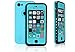 HESGI New Waterproof Shockproof Dirtproof Snowproof Protection Case Cover Only for Apple iPhone 5C Aqua Blue