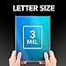 Swingline Thermal Laminating Sheets / Pouches, Letter Size Pouch, Standard Thickness, 100 Pack (3202018),Clear