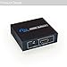 BomStar 1x2 HDMI Splitter for Full HD 1080P Support 3D Hdmi Signal Splitter Hdmi Splitter 1 in 2 out with Power Supply
