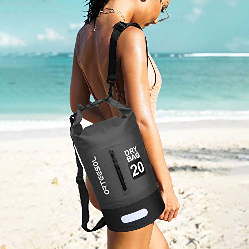 arteesol Waterproof Dry Bag 5L/10L /20L/30L with Phone Case Double