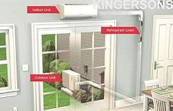 Mitsubishi 18,000 BTU 1.5 Ton Ductless Split System
