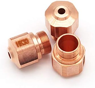 JHCHMX 10pcs Laser Nozzles HK NK Series Nozzles High Pressure For Bystronic Laser Cutting Machine (HK35)