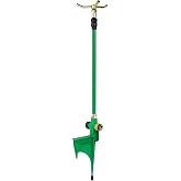 RESTMO 3-Arm Sprinklers for Yard with Adjustable Telescoping Base | 360 Degree Rotation High-Rise Lawn Sprinkler for Large Area Coverage, Garden Sprinkler Adjustable Height, Easy Installation