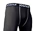 Xtextile Sports Compression Running Leggings Gym Exercise Elastic Tight Pants Leggings for Men Male (L)