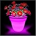 Instapark® Flower Power Color Changing LED Plant Pot White