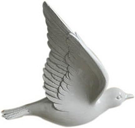 Gentle Meow European Creative Living Room Three-Dimensional Bird Wall Decorations White 0068