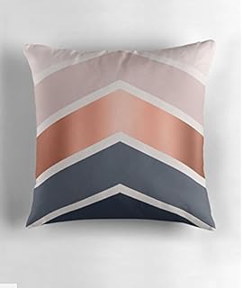 Decorative Standard Pillowcase Copper And Midnight Navy Pillow