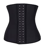 ANGOOL Women's Latex Waist Trainer Shapewear Workout Waist Cincher For Weight Loss