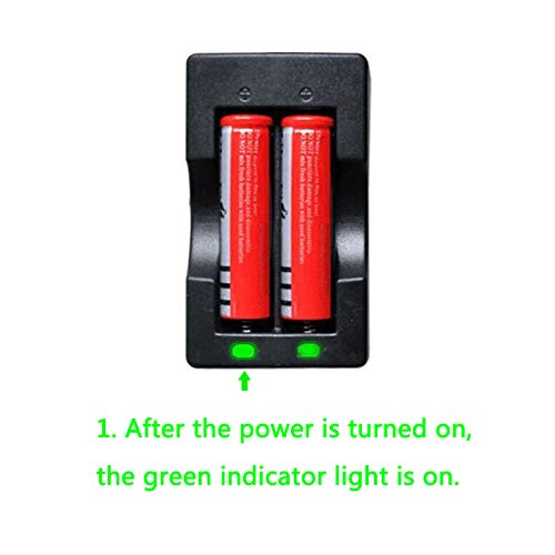 LYILIN Fast Smart 18650 Battery Charger,18650 Battery Dedicated Charger (Battery Not Included).