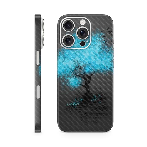 Carbon Fiber Phone Skin Compatible with Apple iPhone 16 Pro - Leaving Home - Pr…
