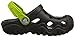 Crocs Kids' Swiftwater K Clog (Toddler/Little Kid), Black/Volt Green, 3 M US Little Kid