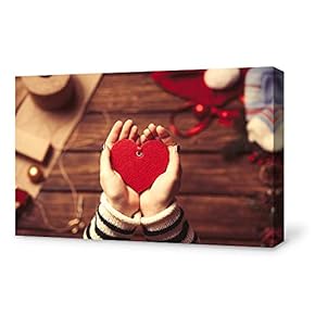 Canvas Prints Home Artwork Decoration Love Canvas Wall Art for Living Room, Bedroom - 12x18 inches
