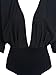 RUIGO Women's Sexy Deep V-neck Bawting Tight Bodysuit Jumpsuit One Piece Leotard (M, Black)